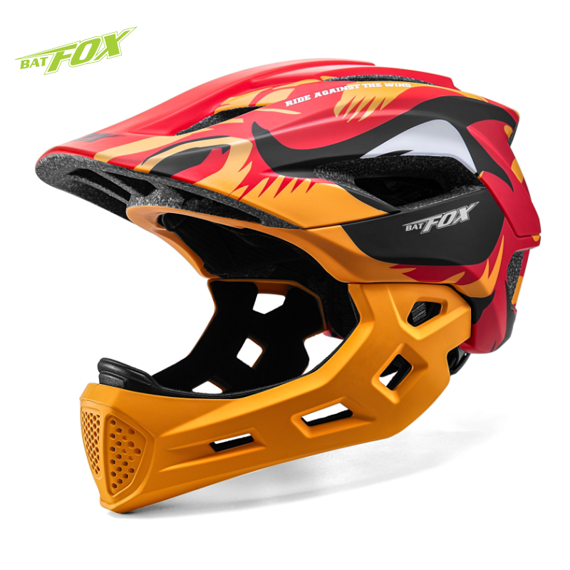 Running Gear Kids - BATFOX Casco da bici integrale per