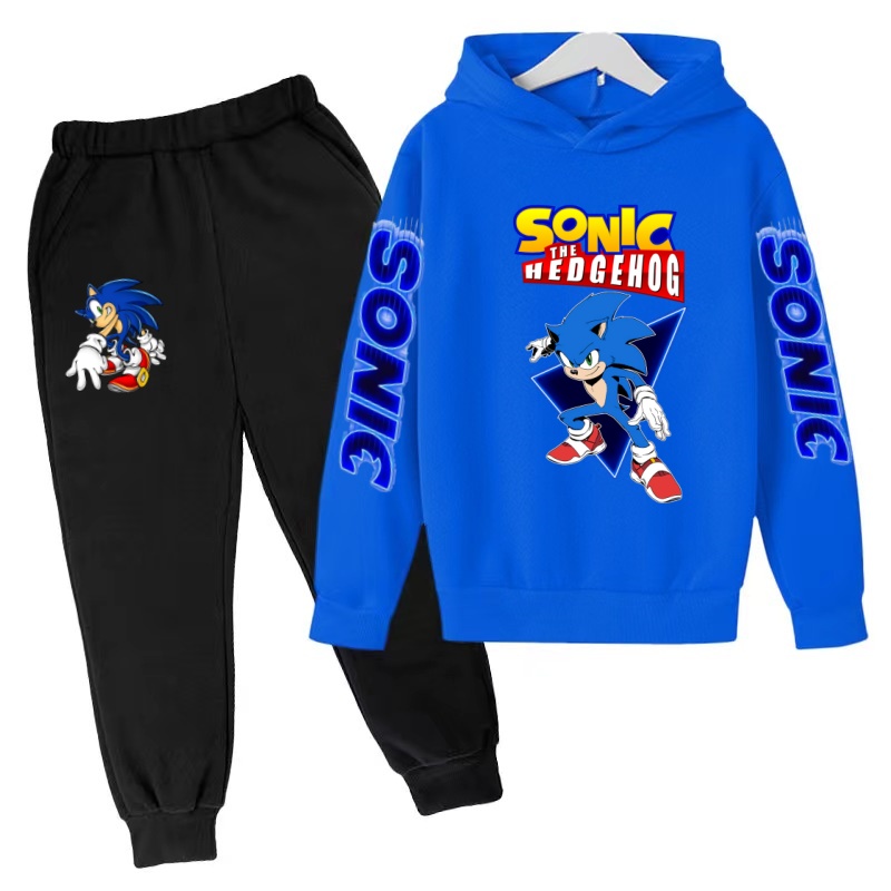Running Gear Kids - Abbigliamento Supersonic per bambini, felpa blu