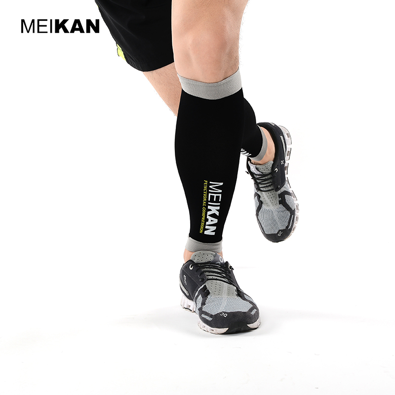 Running Gear Marathon - MEIKAN Funzionale Vitello Compressione Maniche Gamba