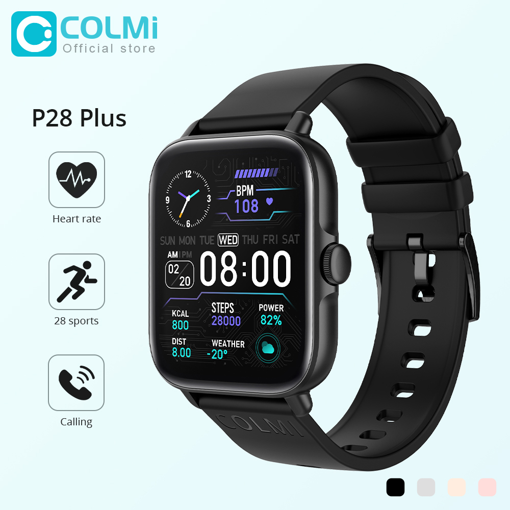 Gps Running Watch - COLMI P28 Plus Bluetooth risposta alla