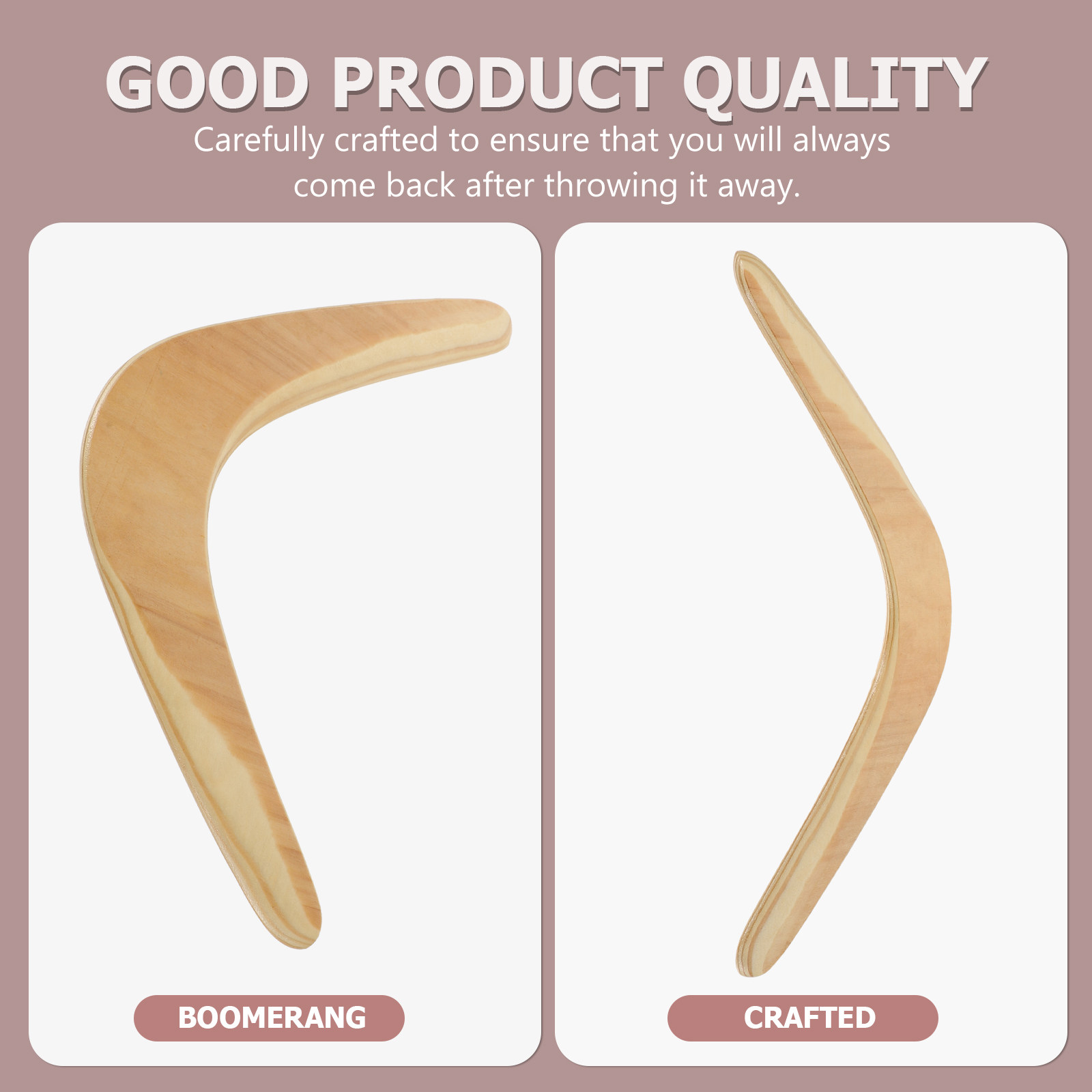1 Pezzo Boomerang in Legno, At - Running Gear Kids recensione e prezzo