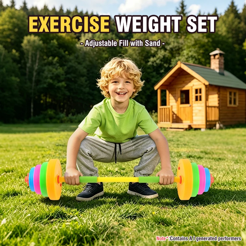 Set di manubri e bilanciere re - Running Gear Kids recensione e prezzo